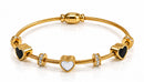 Pulseira Golden Hearts – Aura Joias