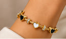 Pulseira Golden Hearts – Aura Joias