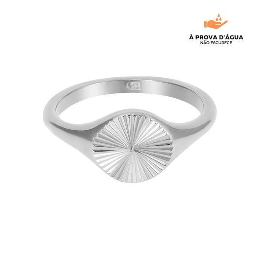 Anel Aurora Banhado em Prata