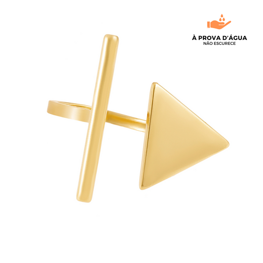 Anel Cairo Regulável Banhado em Ouro 18k