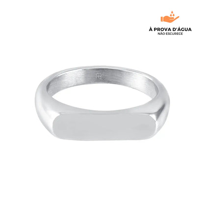 Anel Slim Havine Banhado em Prata