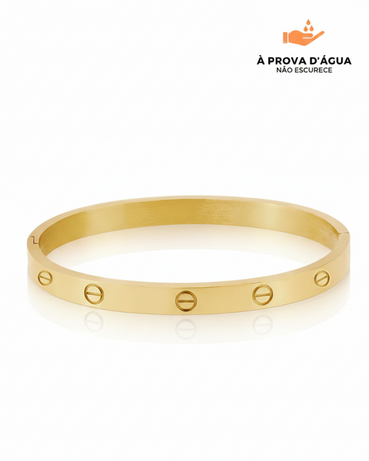Bracelete Glamour Slim Banhado em Ouro 18k
