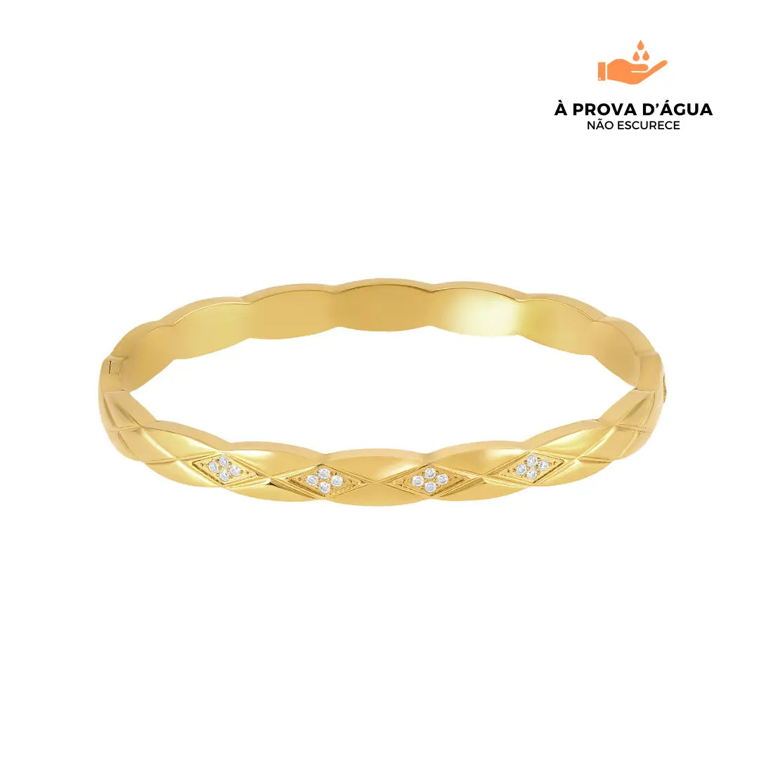 Bracelete Mykonos Banhado em Ouro 18k