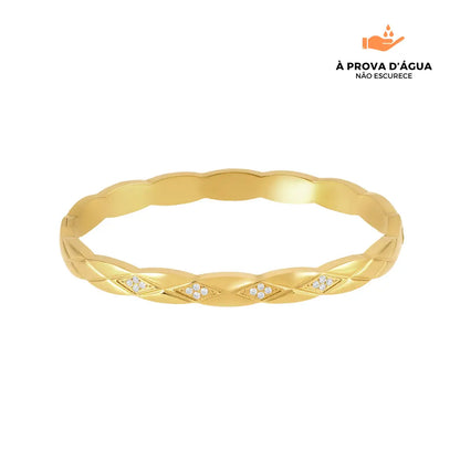 Bracelete Mykonos Banhado em Ouro 18k