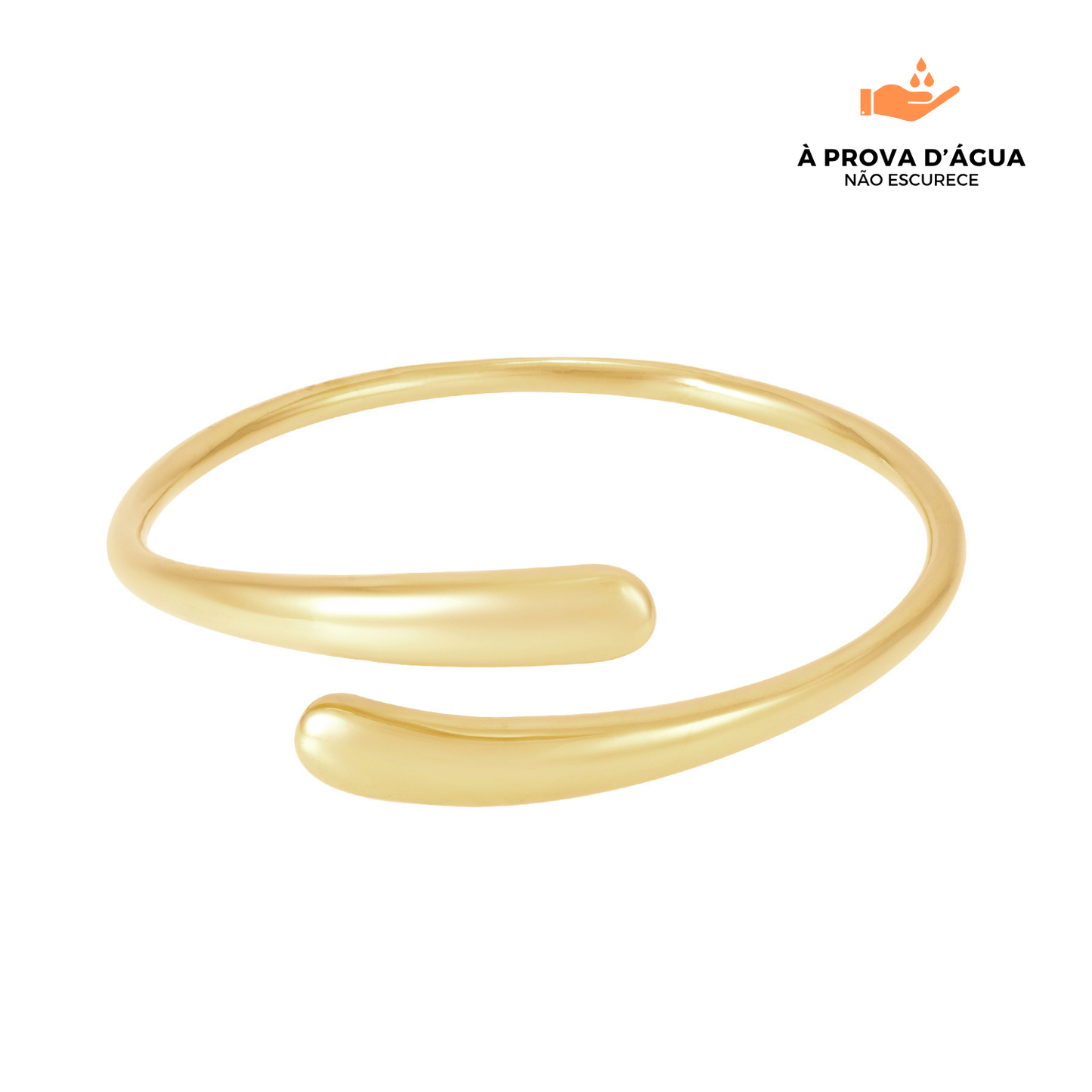 Bracelete Pontos Bali Regulável Banhado em Ouro 18k