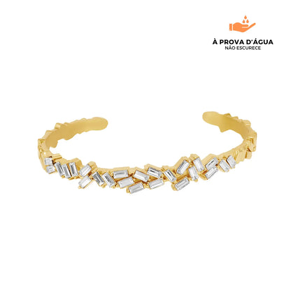 Bracelete Riviera Capri Regulável Banhado em Ouro 18k