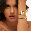 Bracelete Riviera Capri Regulável Banhado em Ouro 18k