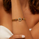 Bracelete Árvore da Vida Banhado em Ouro 18k