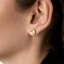 Brincos Ponto de Luz Banhados em Ouro 18k