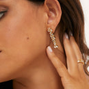 Brincos Riviera Capri Banhados em Ouro 18k