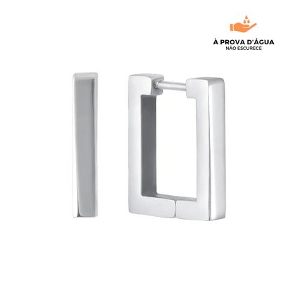 Brincos Trina Banhados em Prata