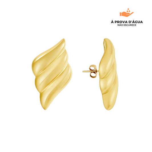 Brincos Viena Banhados em Ouro 18k