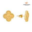 Brinco Trio Trevo dourado