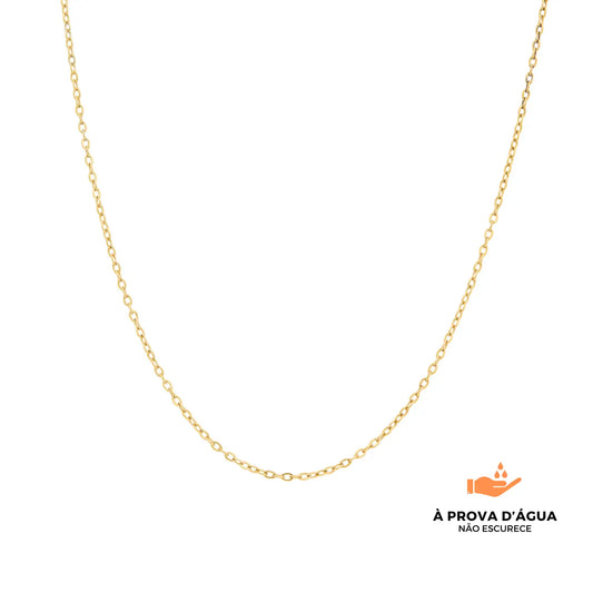 Colar Beout Momentos Banhado em Ouro 18k