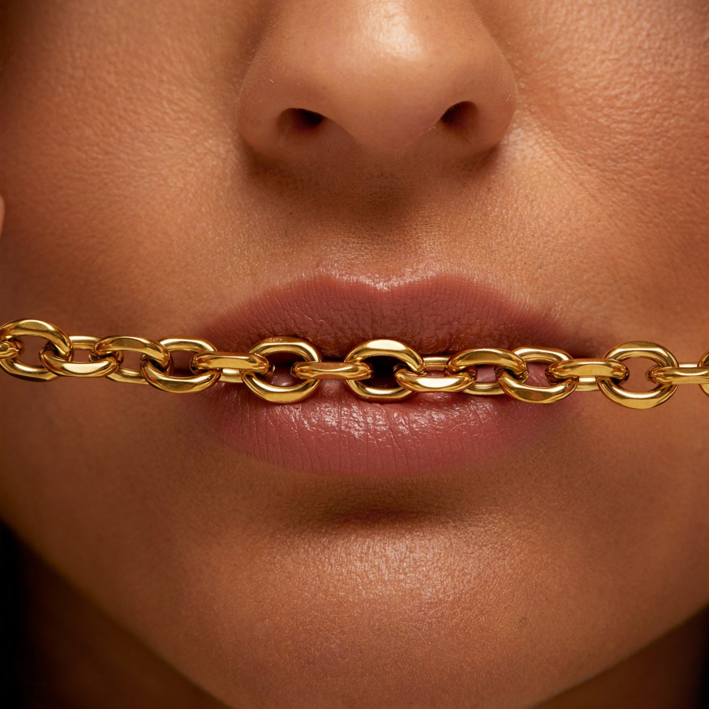 Colar Elos Clássico Banhado em Ouro 18k