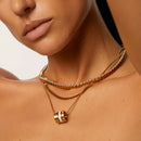 Colar Riviera Clássico Banhado em Ouro 18k