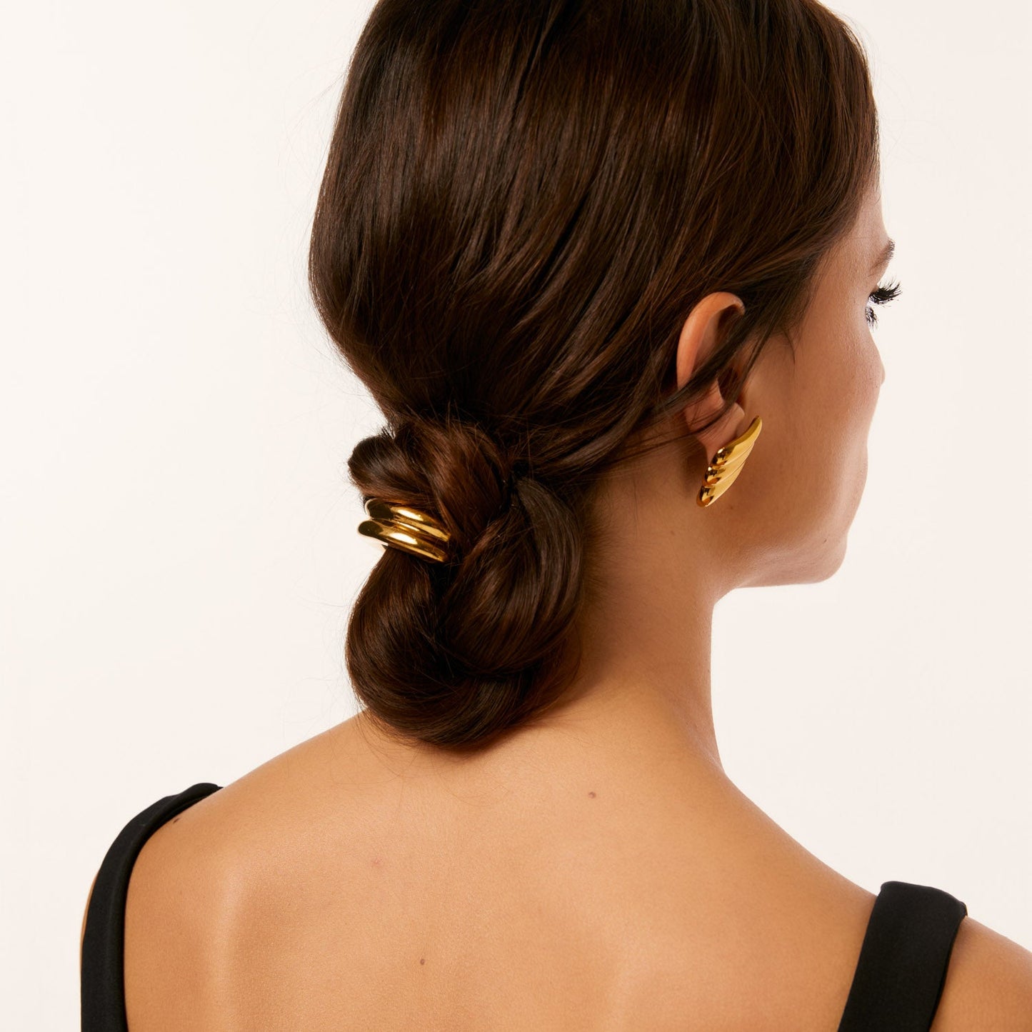 Elástico Duplo Glamour Banhado em Ouro 18k