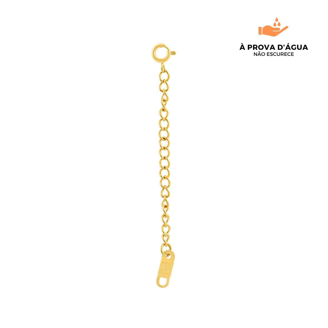 Extensor 5cm Banhado em Ouro 18k