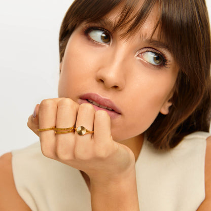 Anel Aurora Banhado em Ouro 18k