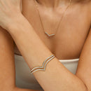 Bracelete Diadema Banhado em Ouro 18k
