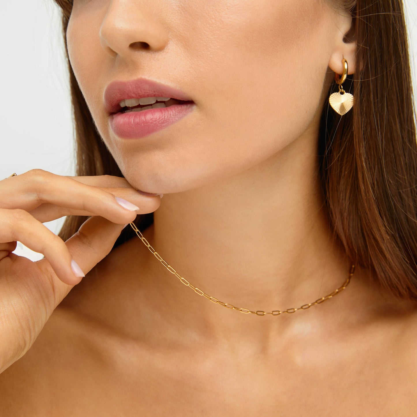 Colar Elos Banhado em Ouro 18k