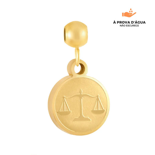 Pingente Direito Banhado em Ouro 18k