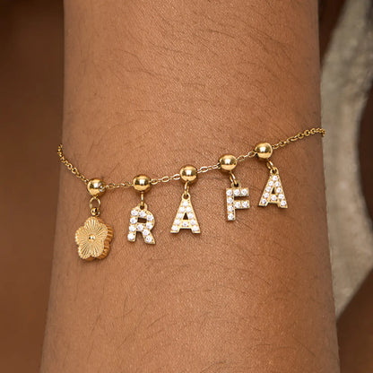 Pingente Inicial R Banhado em Ouro 18k