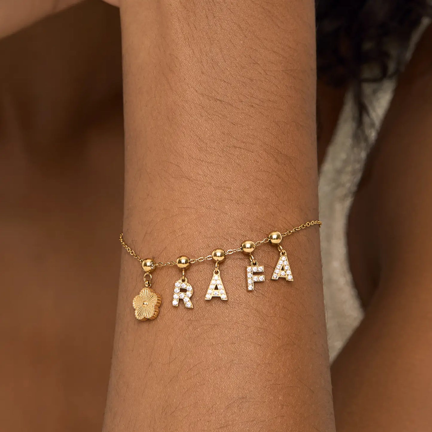 Pingente Inicial R Banhado em Ouro 18k