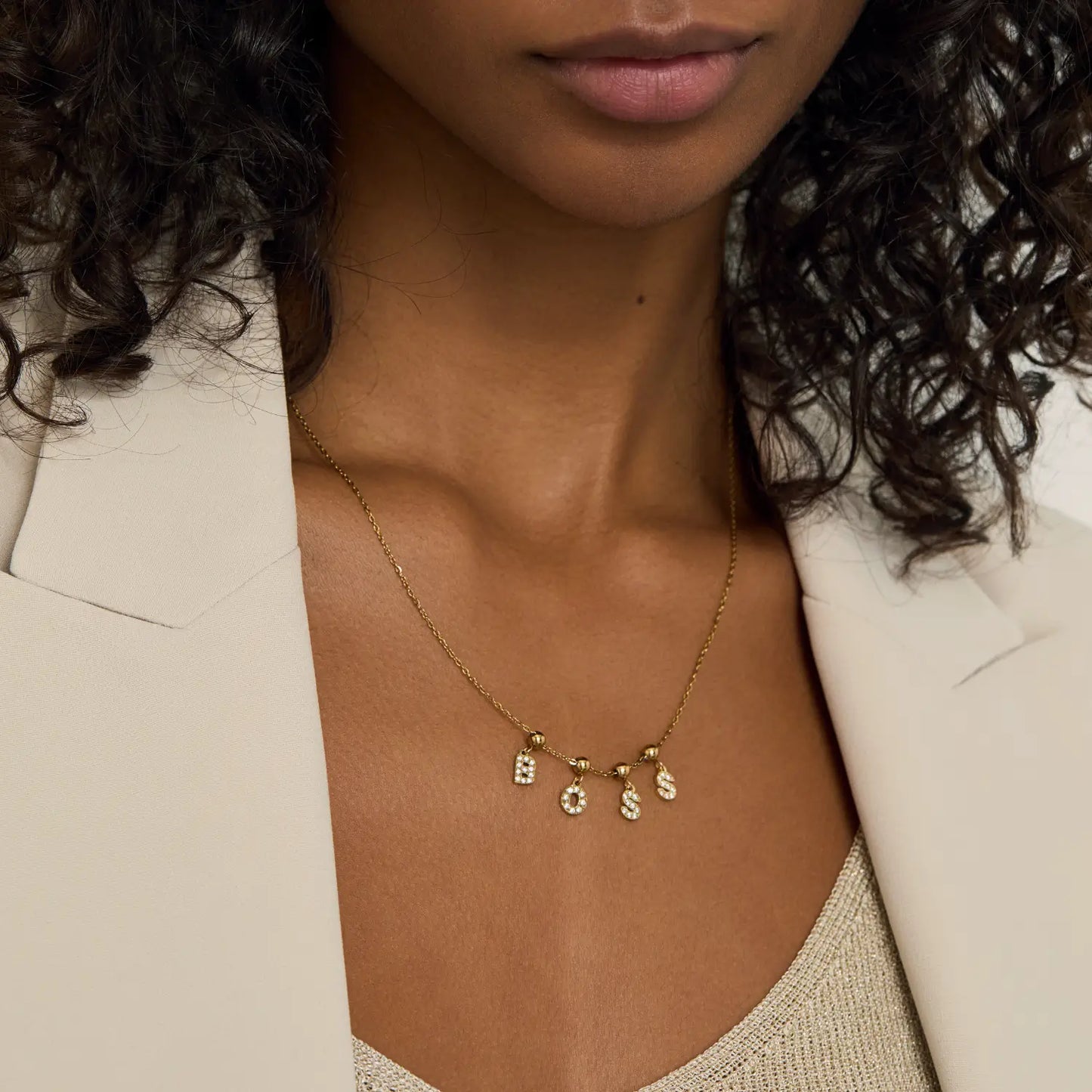 Pingente Inicial S Banhado em Ouro 18k