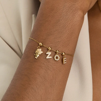 Pingente Inicial Z Banhado em Ouro 18k