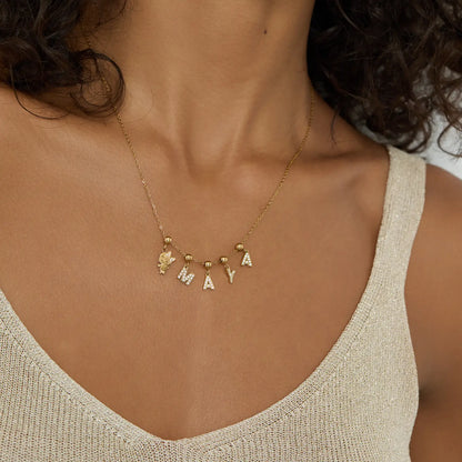 Pingente Minha Menina Banhado em Ouro 18k