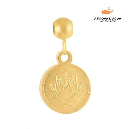 Pingente Nutricionista Banhado em Ouro 18k