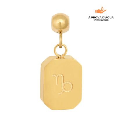 Pingente Signo Capricórnio Banhado em Ouro 18k