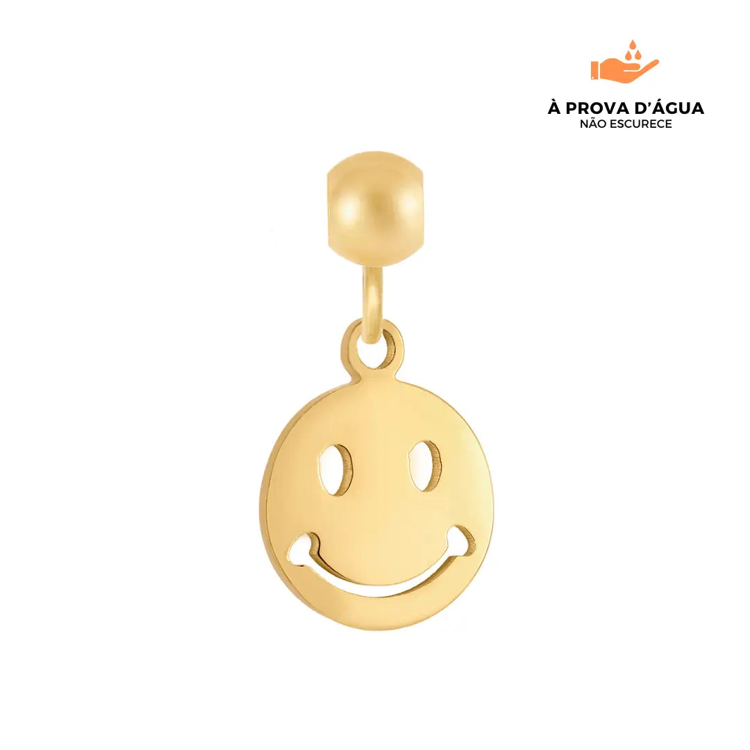 Pingente Smile Banhado em Ouro 18k