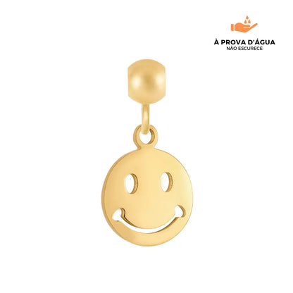 Pingente Smile Banhado em Ouro 18k