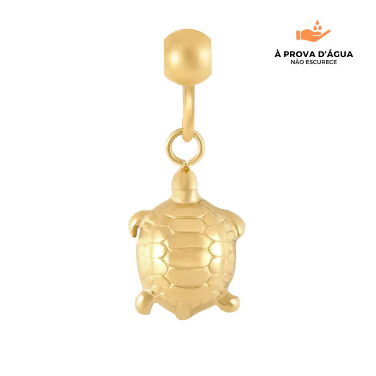 Pingente Tartaruga Banhado em Ouro 18k