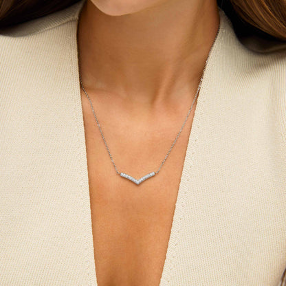 Colar Diadema Com Pedras Brilhantes Banhado em Prata