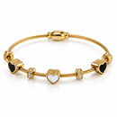 Pulseira Golden Hearts – Aura Joias