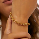 Pulseira Elos Clássico Banhado em Ouro 18k