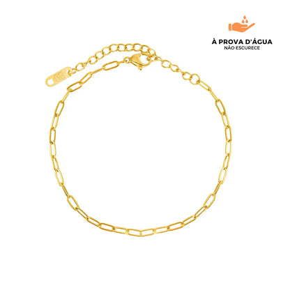 Pulseira Elos Banhada em Ouro 18k