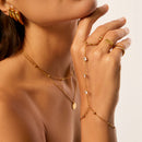 Pulseira de Mão Bali Banhado em Ouro 18k