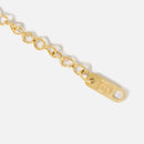 Colar de Trevo Dourado Banhado em Ouro 18k