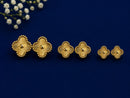 Brinco Trio Trevo dourado