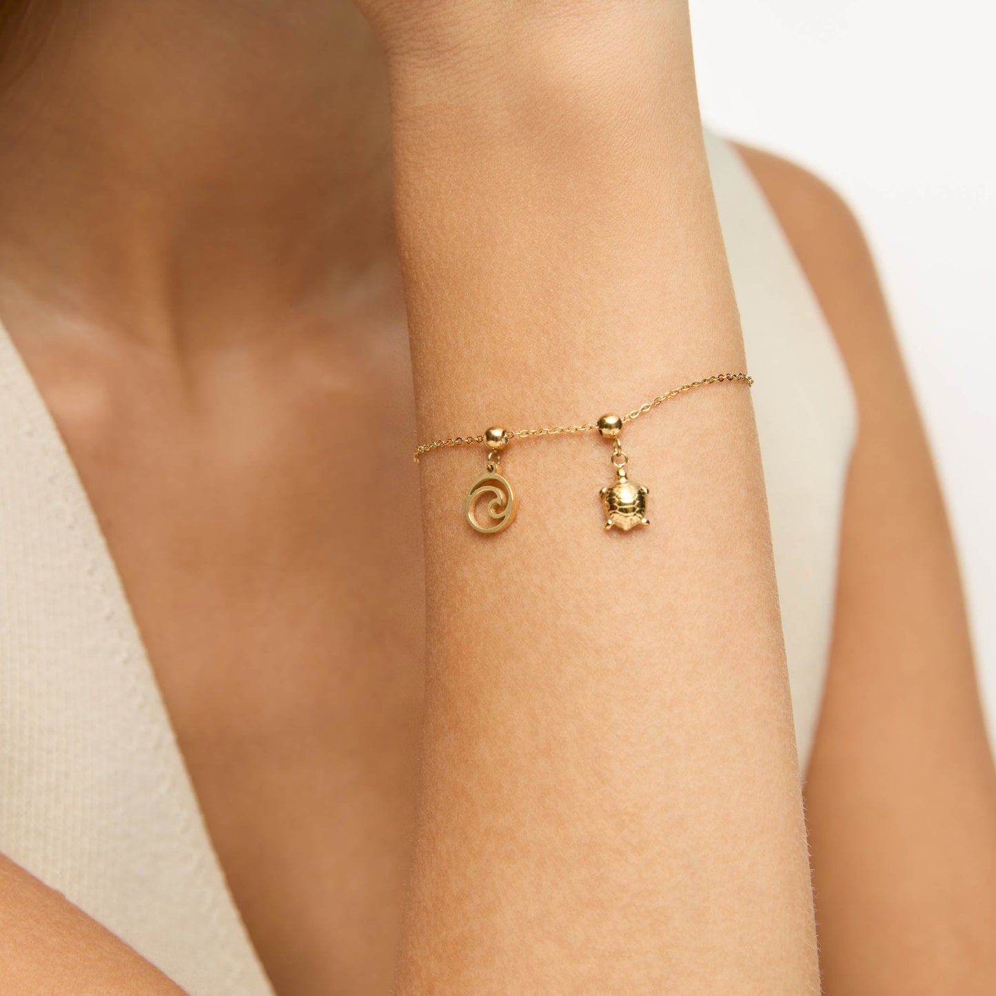 Pingente Tartaruga Banhado em Ouro 18k