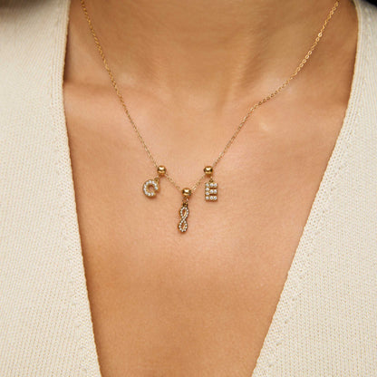 Pingente Infinito Banhado em Ouro 18k